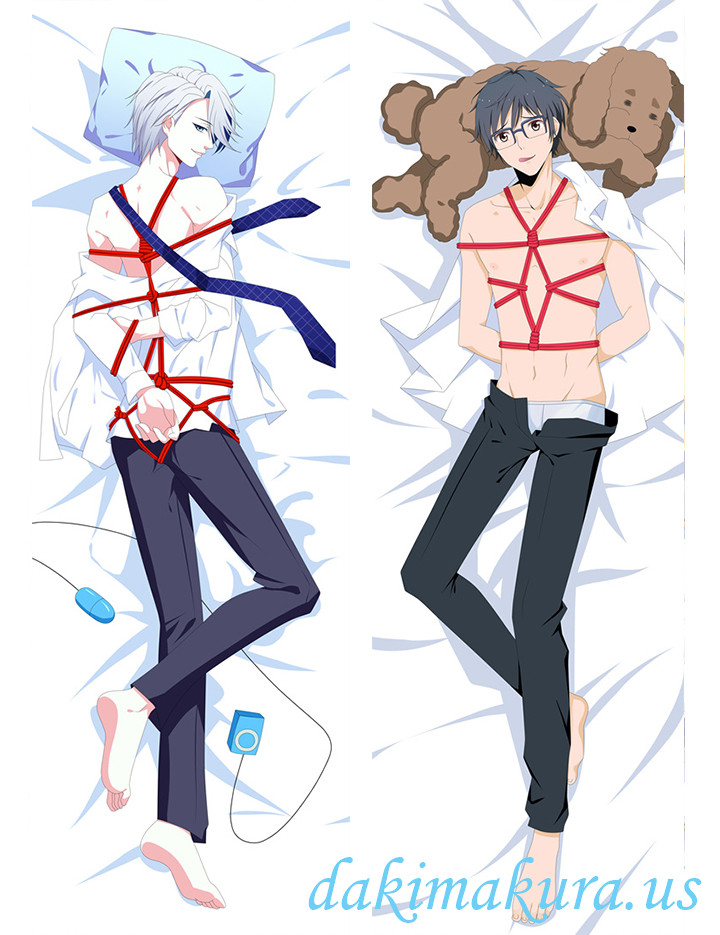 NEW VICTOR NIKIFOROV AND YUURI KATSUKI - YURI!!! ON ICE MALE ANIME DAKIMAKURA BODY PILLOW COVER